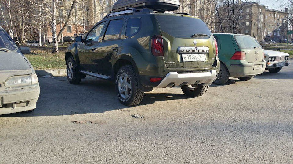 Установил пружины H&amp;R 28935-1 от DACIA Duster 4WD SD +30 мм