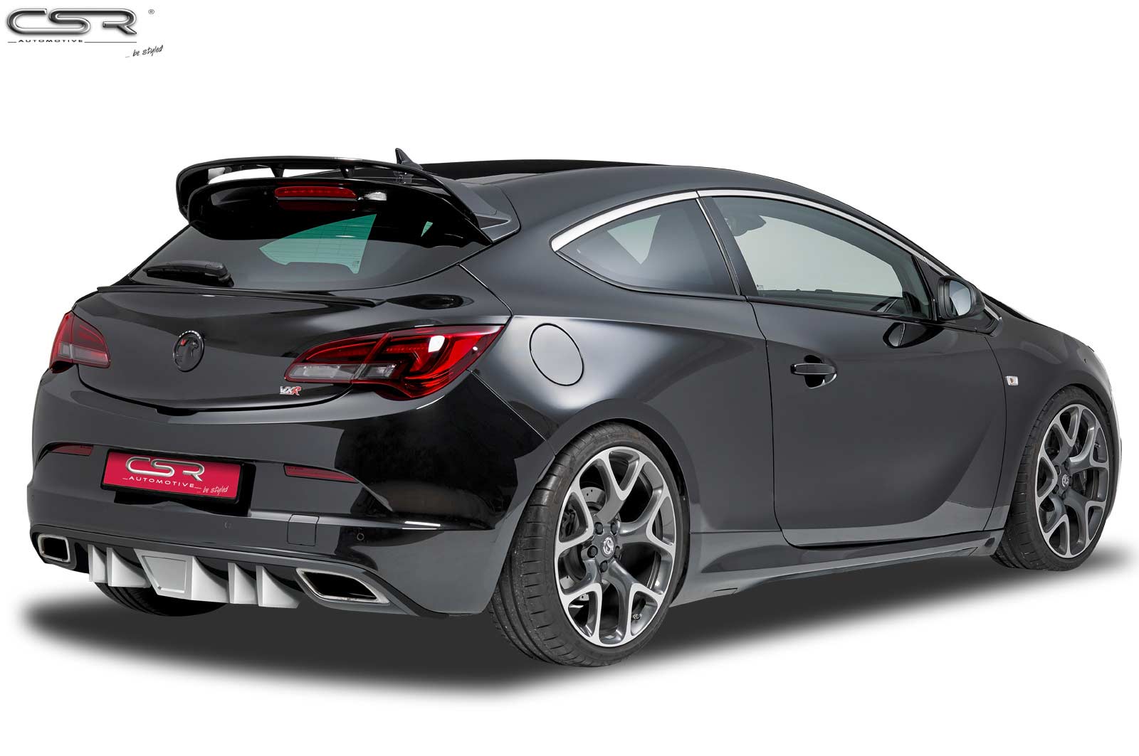 Спойлер переднего бампера Opel Astra GTC 2012