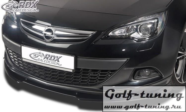 Спойлер переднего бампера Opel Astra GTC 2012