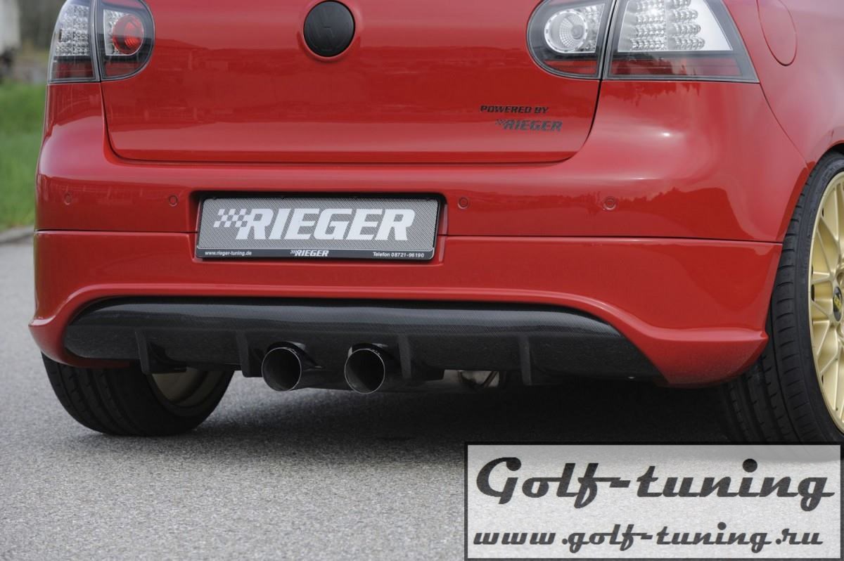 VW Golf 5 GTI Диффузор для заднего бампера R-Look – купить в Москве