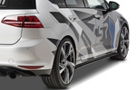 VW Golf 7 12-20 Накладки на пороги Carbon look матовые TCR-Look