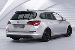 Opel Astra J Sports Tourer 12-15 Накладка на задний бампер Carbon look матовая