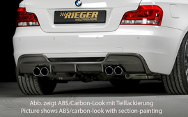 BMW E82/E88 07- Накладка на задний бампер/диффузор