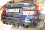 BMW 3-series G20/G21 19- Диффузор для M-Sport-package бампера глянцевый