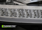 VW T6 15-20 Фары с динамическими/бегающими поворотниками хром