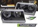 CHRYSLER 300 05-08 99-05 Фары tube light с бегающими поворотниками черные