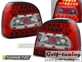 VW Golf 3 91-97 Фонари светодиодные, красно-белые