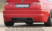 BMW E46 M3 03- Купе/кабрио Накладка на задний бампер/диффузор