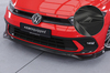 VW Polo 6 2G (Typ AW) GTI / R-Line 21- Накладка переднего бампера Carbon look