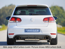 VW Golf 6 GTI/GTD Диффузор для заднего бампера глянцевый