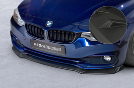 BMW 4er F36 Gran Coupe 17-21 Накладка на передний бампер Carbon look матовая