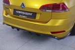 VW Golf 7 универсал 17-20 Накладка на задний бампер Carbon look