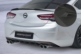 Opel Insignia B Grandsport 17- Накладка на задний бампер Carbon look матовая