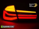 BMW F30 11-18 Фонари lightbar design с бегающим поворотником тонированные