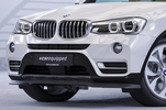 BMW X3 (F25) 14-17 Накладка на передний бампер Carbon look