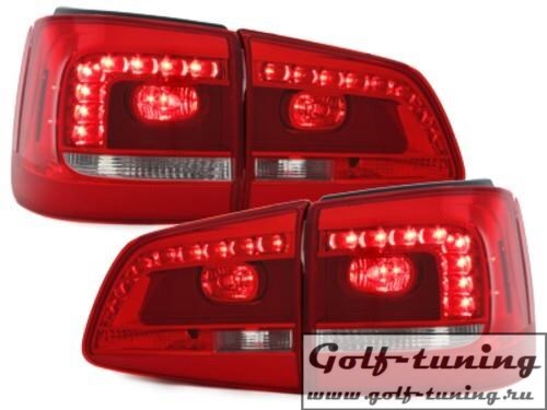 VW Touran 10-15 Фонари светодиодные, красно-белые