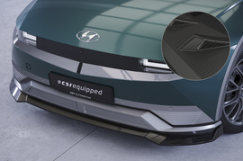 Hyundai Ioniq 5 21- Накладка на передний бампер Carbon look матовая