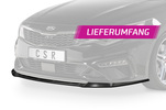 Kia Optima (JF) GT/GT-Line 18- Накладка на передний бампер глянцевая