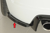 Audi TT (8J-FV/8S) S-Line 14-18/18- Накладки на задний бампер глянцевые