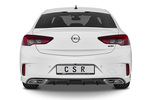 Opel Insignia B Grand Sport GSi 17- Накладка на задний бампер Carbon look матовая