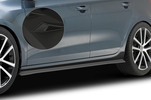 VW Golf 6 Накладки на пороги в стиле TCR carbon look