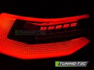 VW GOLF 8 19-24 Фонари led bar красные с бегающим поворотником