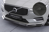 Volvo XC60 17-21 Накладка переднего бампера Carbon look матовая