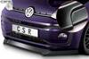 VW UP! 2016- Накладка на передний бампер Cupspoilerlippe матовая