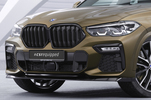 BMW X6 (G06) M-Paket 19- Накладка переднего бампера Carbon look