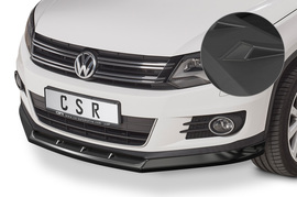VW Tiguan 1 2011-2016 Накладка на передний бампер матовая
