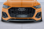Audi Q5/Q5 Sportback S-Line 20- Накладка на передний бампер Carbon look матовая