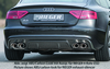 Audi A5 S-Line 11-16 Sportback Накладка на задний бампер/диффузор