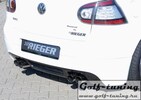 VW Golf 5 Глушитель rieger 4x76mm Bull-X