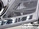 Audi A6 4F 04-08 Фары Devil eyes, Dayline хром