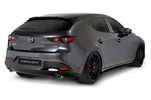 Mazda 3 19- Спойлер на крышку багажника Carbon look матовый