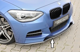 BMW F20/F21 11-15 Накладка на передний бампер carbon look