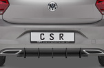 VW Polo 6 R-Line 17-20 Накладка на задний бампер c CSR-logo