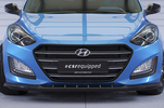 Hyundai I30 11-17 Накладка переднего бампера Carbon look