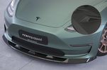 Tesla Model 3 17- Накладка на передний бампер Carbon look