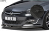 Opel Astra J 12-15 Спойлер переднего бампера  Carbon look матовый