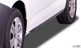 VW Caddy MAXI 2020- Накладки на пороги slim