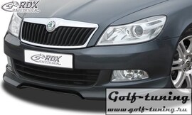 Skoda Octavia 2 Facelift Typ 1Z 08-12 Спойлер переднего бампера