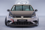 VW Golf 7 R 17-21 Накладки на передний бампер боковые Carbon look