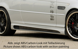BMW E46 Накладки на пороги Carbon Look