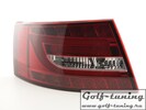 Audi A6 4F 04-08 Седан Фонари светодиодные, красно-белые lightbar design