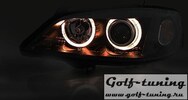 Opel Astra G 97-04 Фары Angel eyes черные