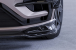 VW Golf 7 R 17-21 Накладки на передний бампер Carbon look матовая