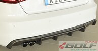 Audi A3 8V 12-16 Накладка на задний бампер/диффузор carbon look