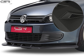 VW Golf 6 08-12 Накладка на передний бампер Carbon look