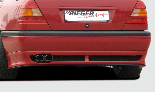 Mercedes W202 97- Седан Накладка на задний бампер